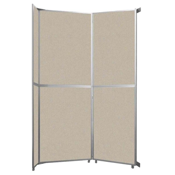 Operable Wall Folding Room Divider 7'11" x 12'3" Sand Fabric